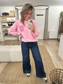 Soleil sweater pull - washed pink