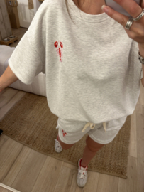 Jog short set - grey light