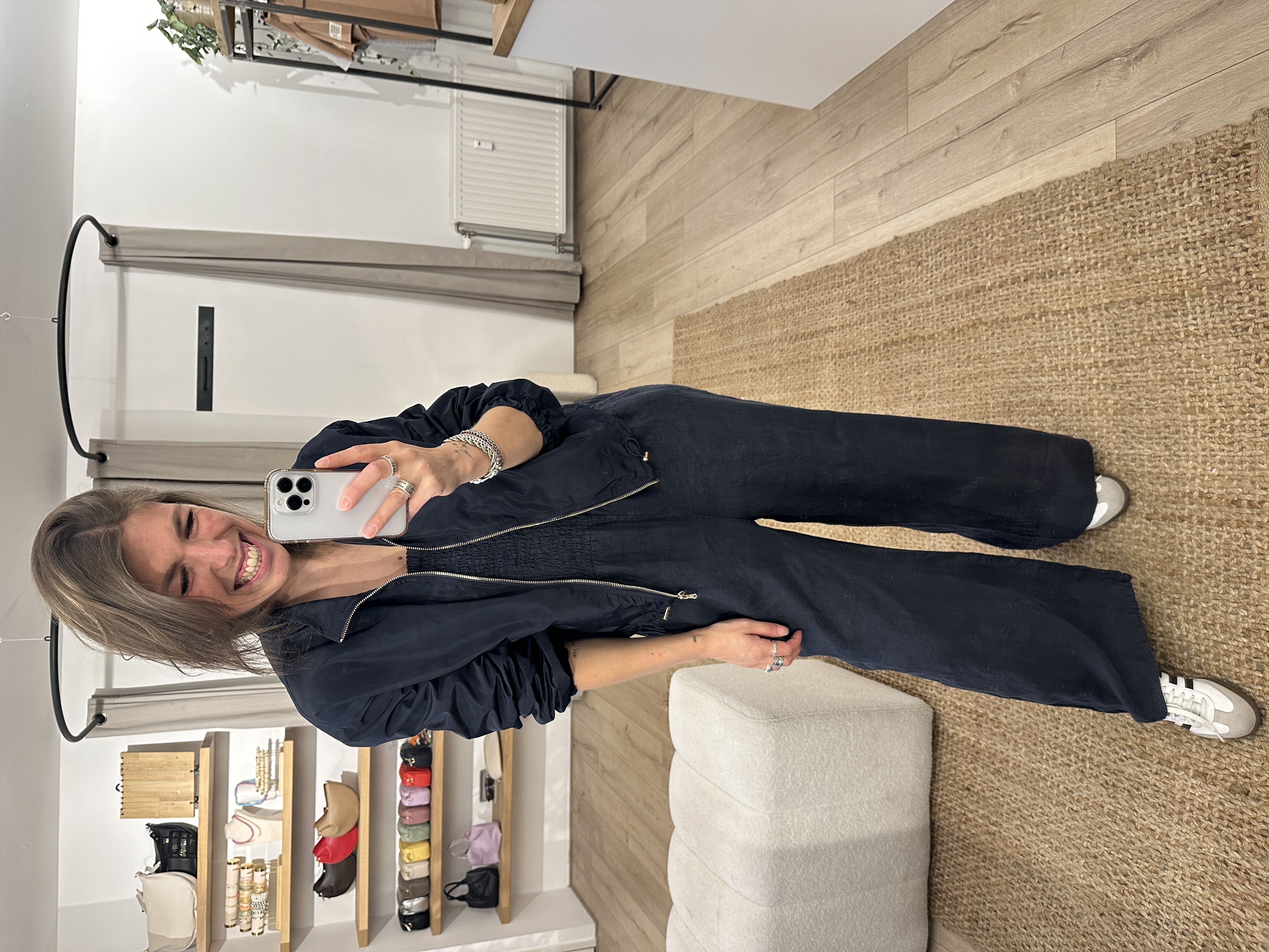 Linen jumpsuit 2.0 - dark blue
