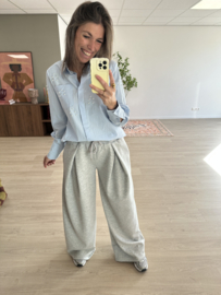 Soft fold pants - grey
