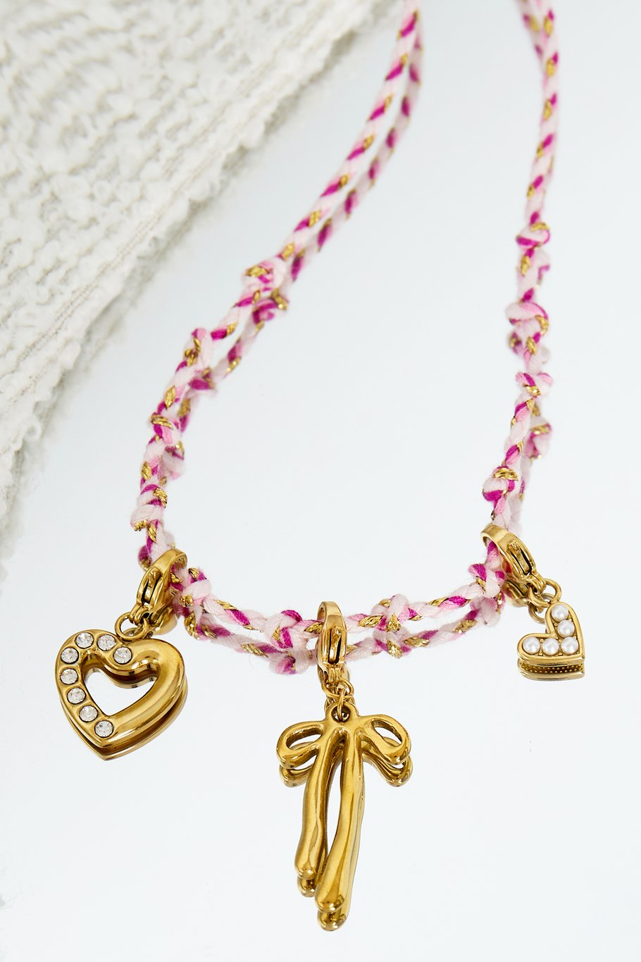 Heart casual daily jewelry charm - gold