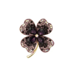 Broche - luck purple