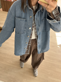 Denim jacket Azzurro - blue