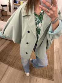 Trench butterfly jacket - mint