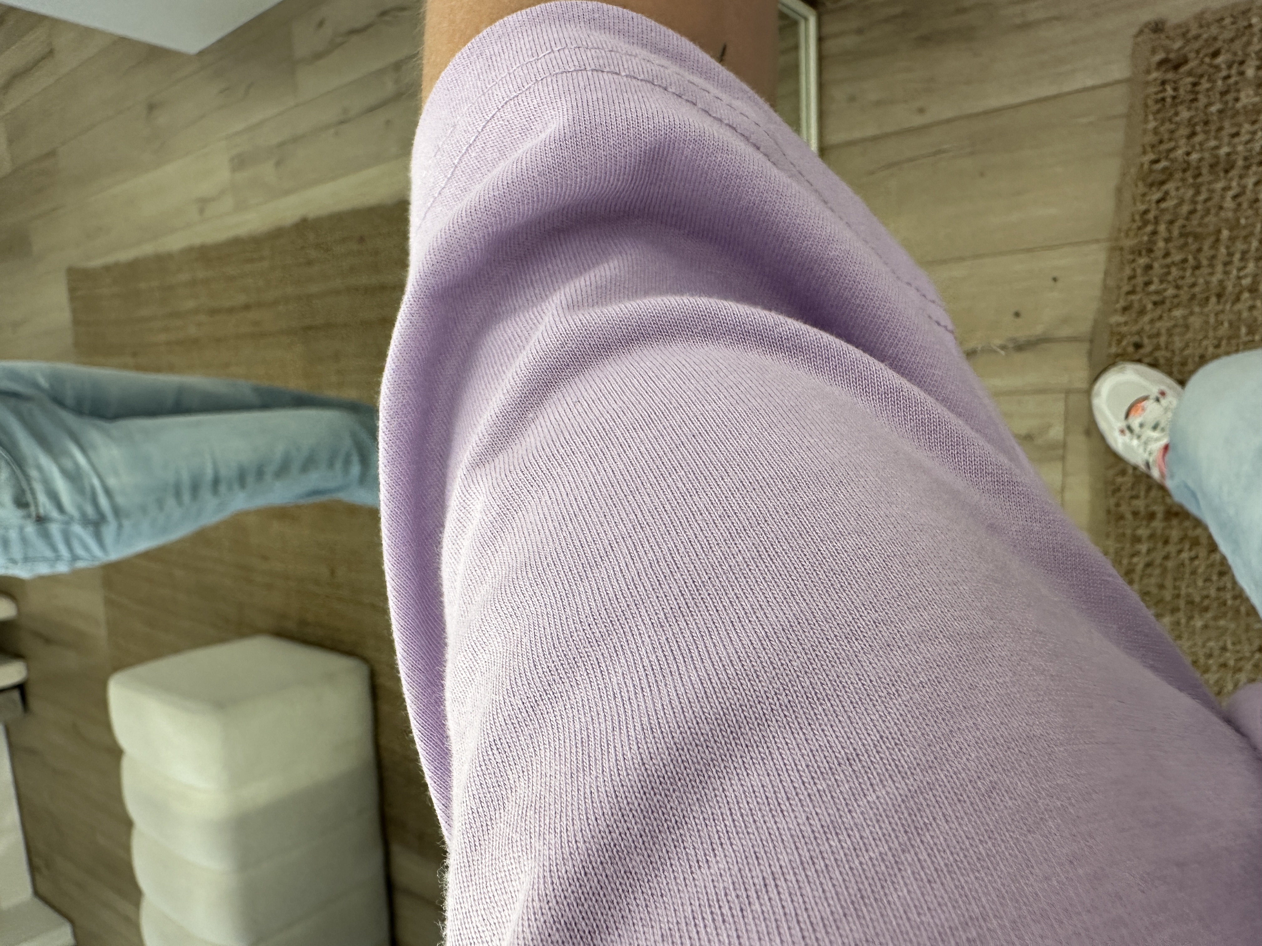 Sun back tee Azzurro - lila
