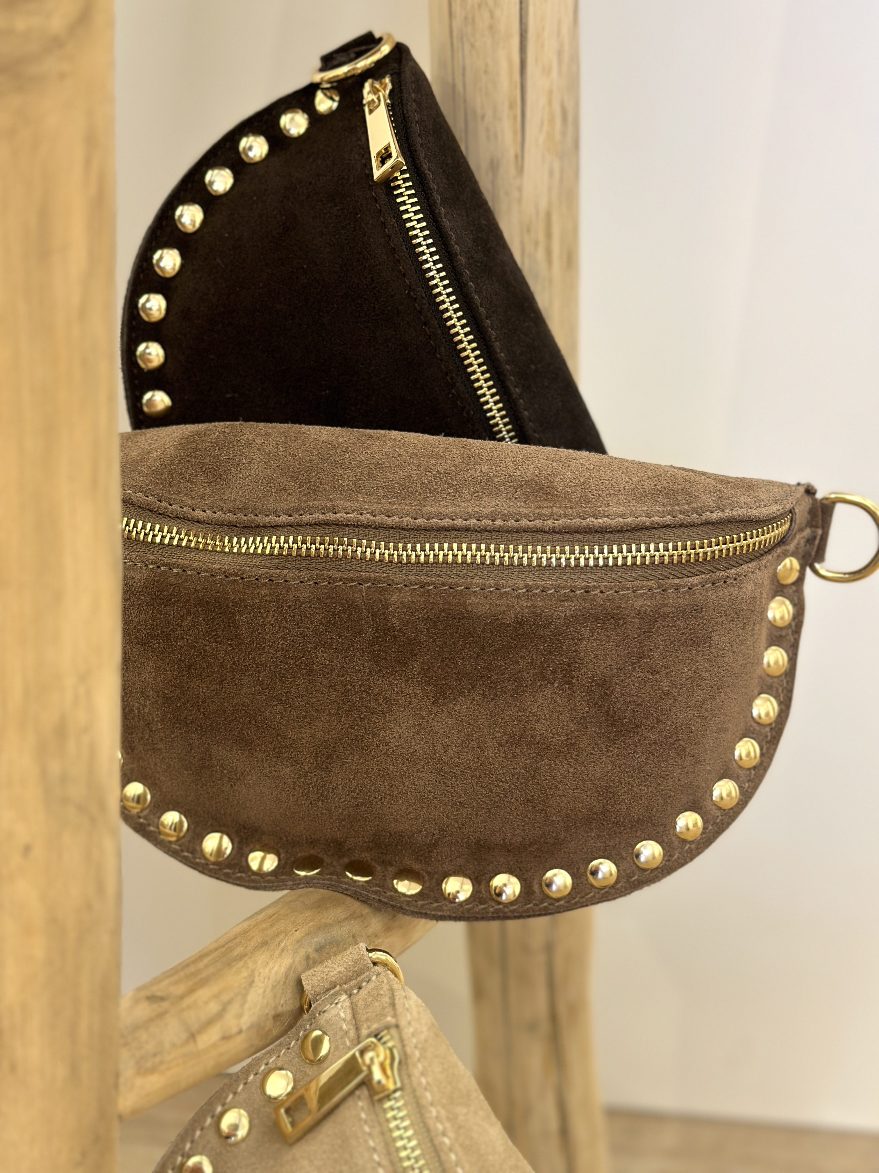 Suède debby bag - brown