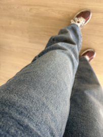 Balloon jeans Queen Hearts - mid blue