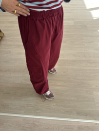 Parachut cord pants Azzurro - bordeaux