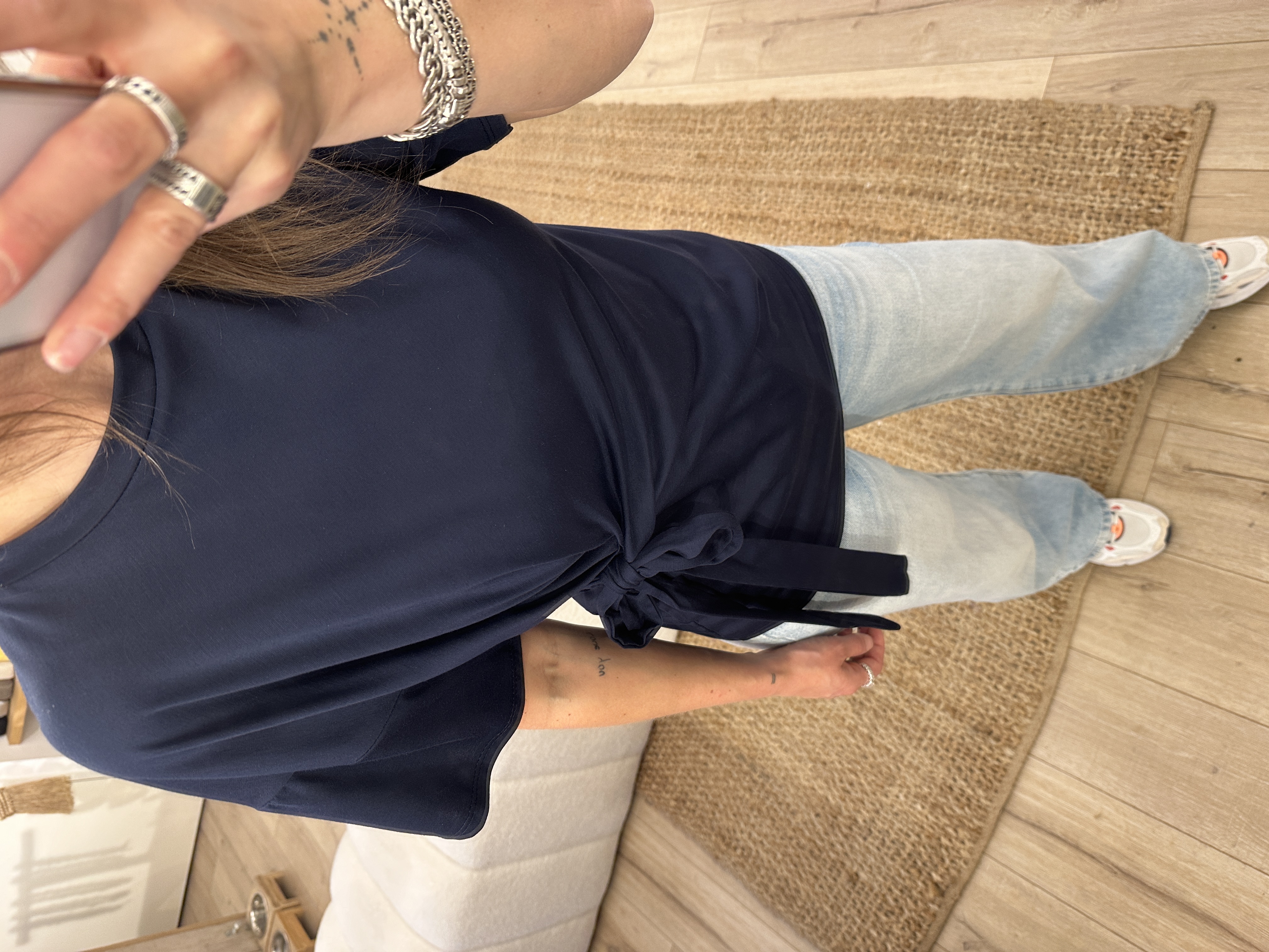 Knot tee - dark blue