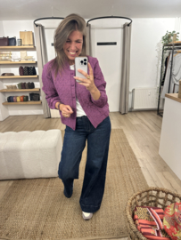 Heart jacket Azzurro - purple