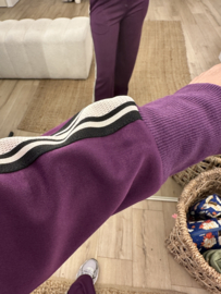 Stripe jacket Azzurro - purple