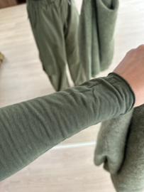 Cashmere longsleeve - army green dark