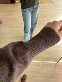 V-pull Azzurro - dark brown