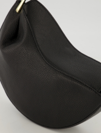Leather cookie bag - black