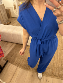 Basic jumpsuit Azzurro - cobalt