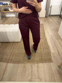 Travel pants Azzurro - dark prugna
