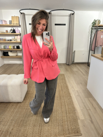 Ceintuur blazer - pink
