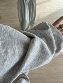 Soft zipper cord set - grey