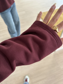Eagle sweater pull - bordeaux