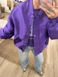 Bomber jacket Azzurro - purple