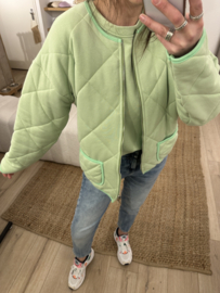Padded jacket Azzurro - green