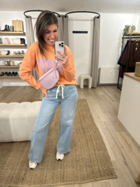 Sunday pull Azzurro - peach