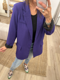 Oversized blazer Azzurro - purple