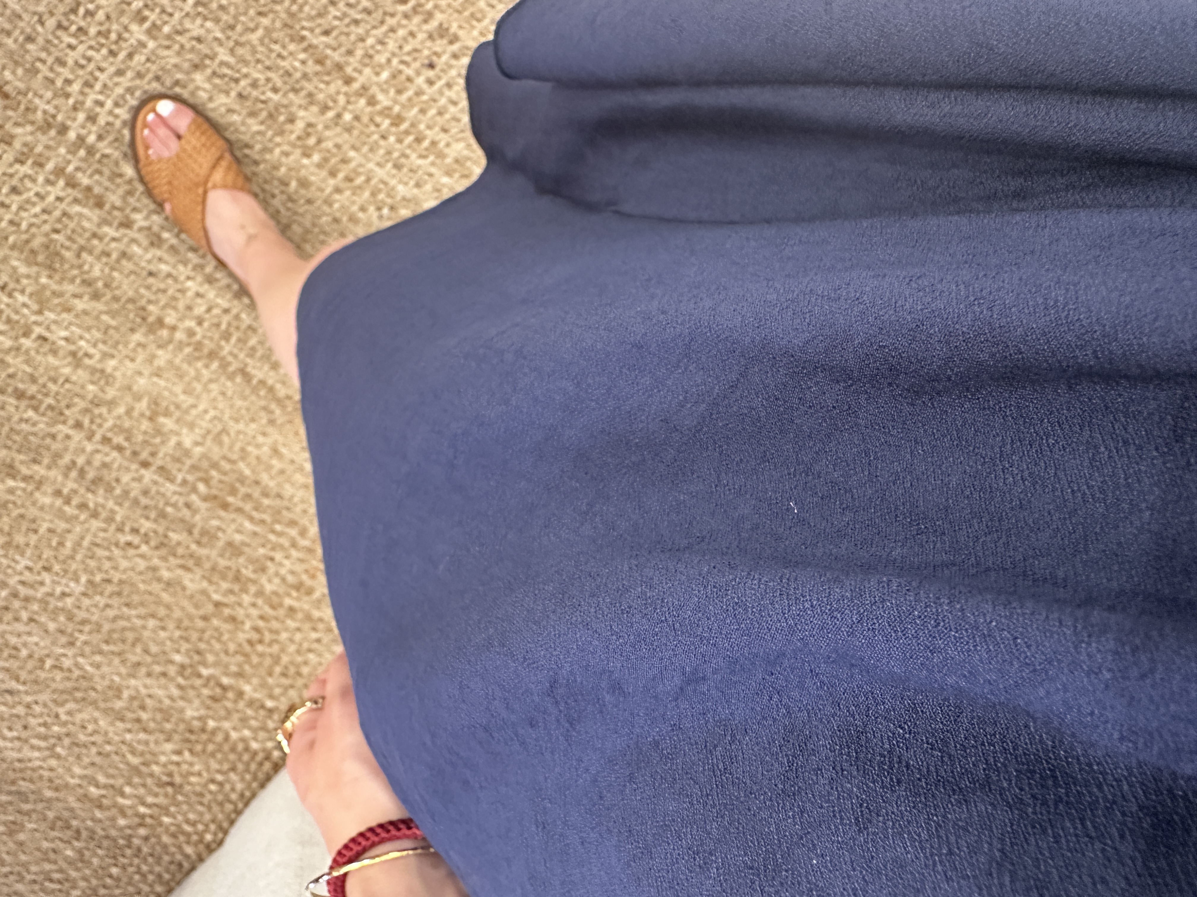 Knot blouse dress Azzurro - dark blue