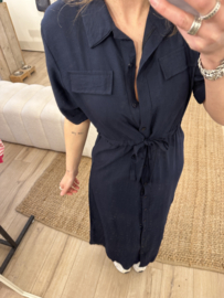 Blouse dress Azzurro - dark blue