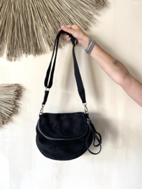 Suède crossbody bag - black