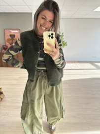 Cashmere print longsleeve - camouflage