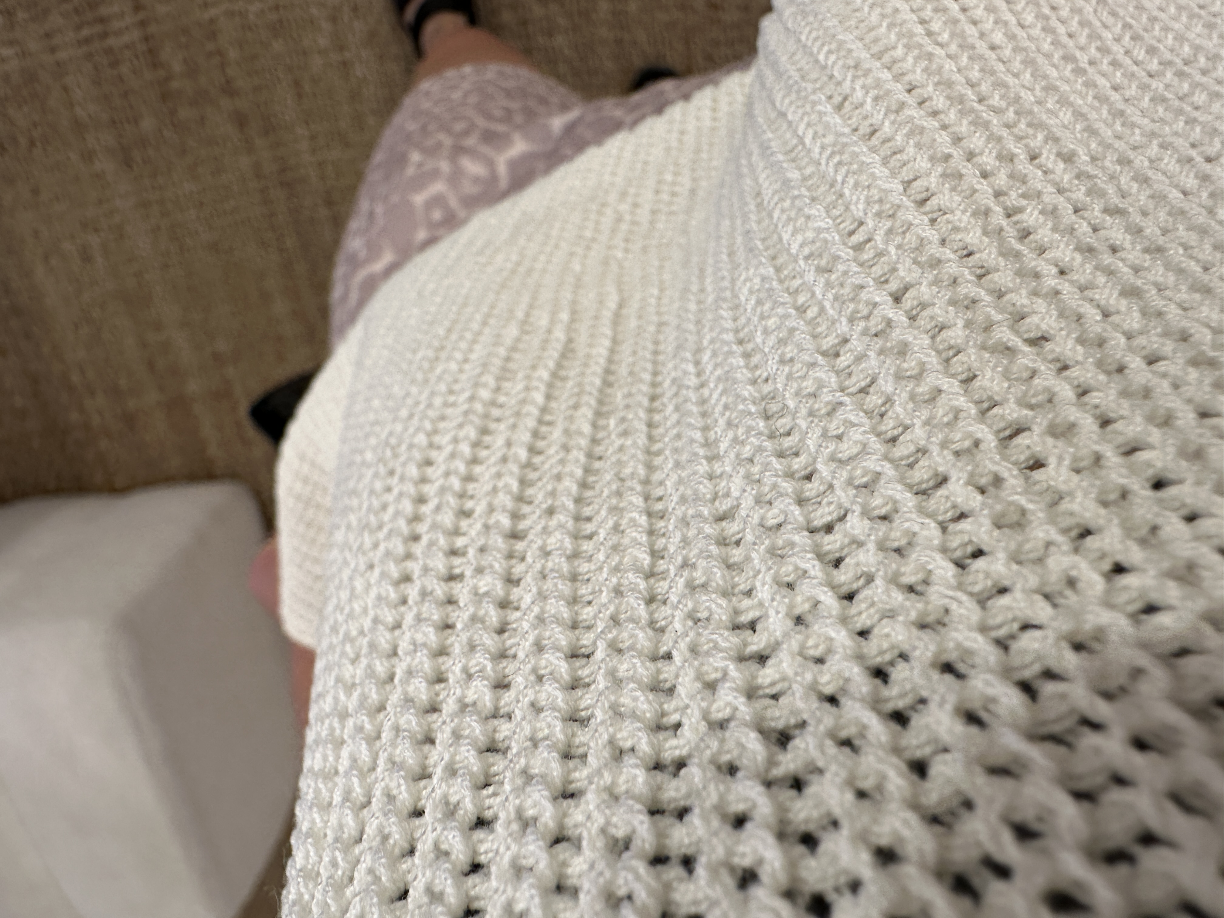 Knitted top Azzurro - naturel