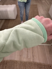 Padded jacket Azzurro - green