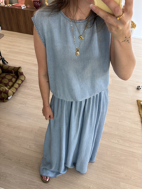 Summer 2-piece set Azzurro - jeans blue