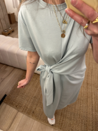 Knot long dress - mint