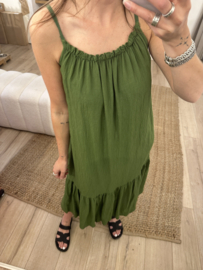 Summer long dress - green