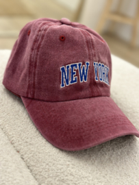 New york cap - bordeaux