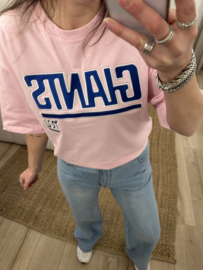 Giants tee Azzurro - pink