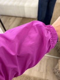 Short jacket Azzurro - magenta