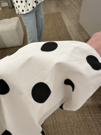 Polkadot jacket - white/black