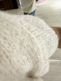 Knitted short pull Ambika - naturel