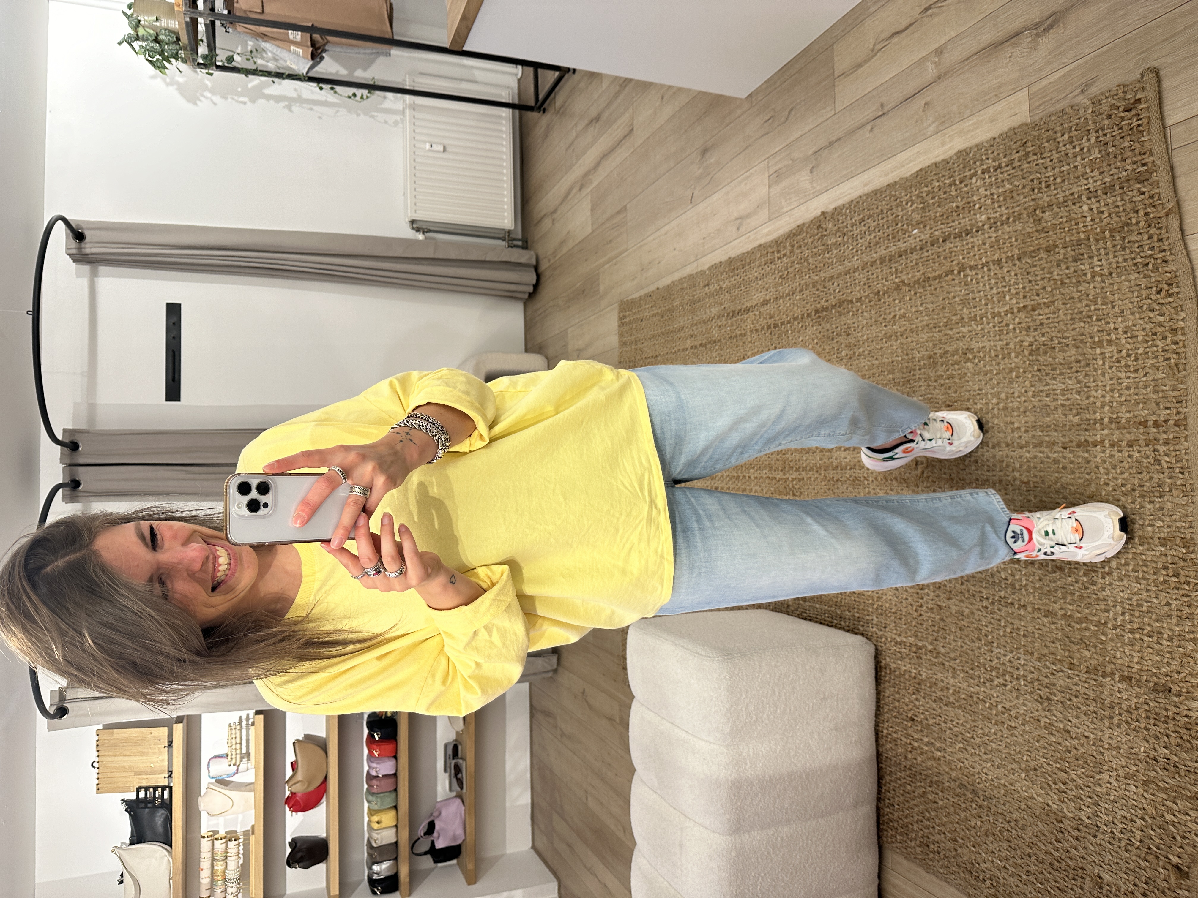 Loose longsleeve - yellow