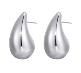 Drop earrings - silver