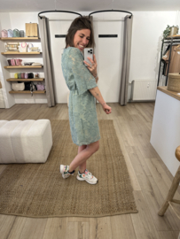 Chique short dress Azzurro - green