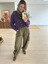 Parachut autumn cord pants - army green