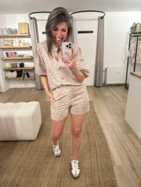 Panter short Azzurro - brown