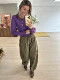 Cashmere longsleeve - purple