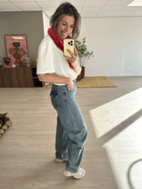 Button balloon jeans Laulia - blue