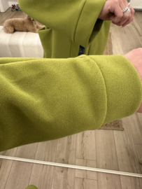 Mantel pocket jacket - green