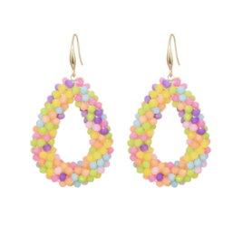 Beads earrings - spring